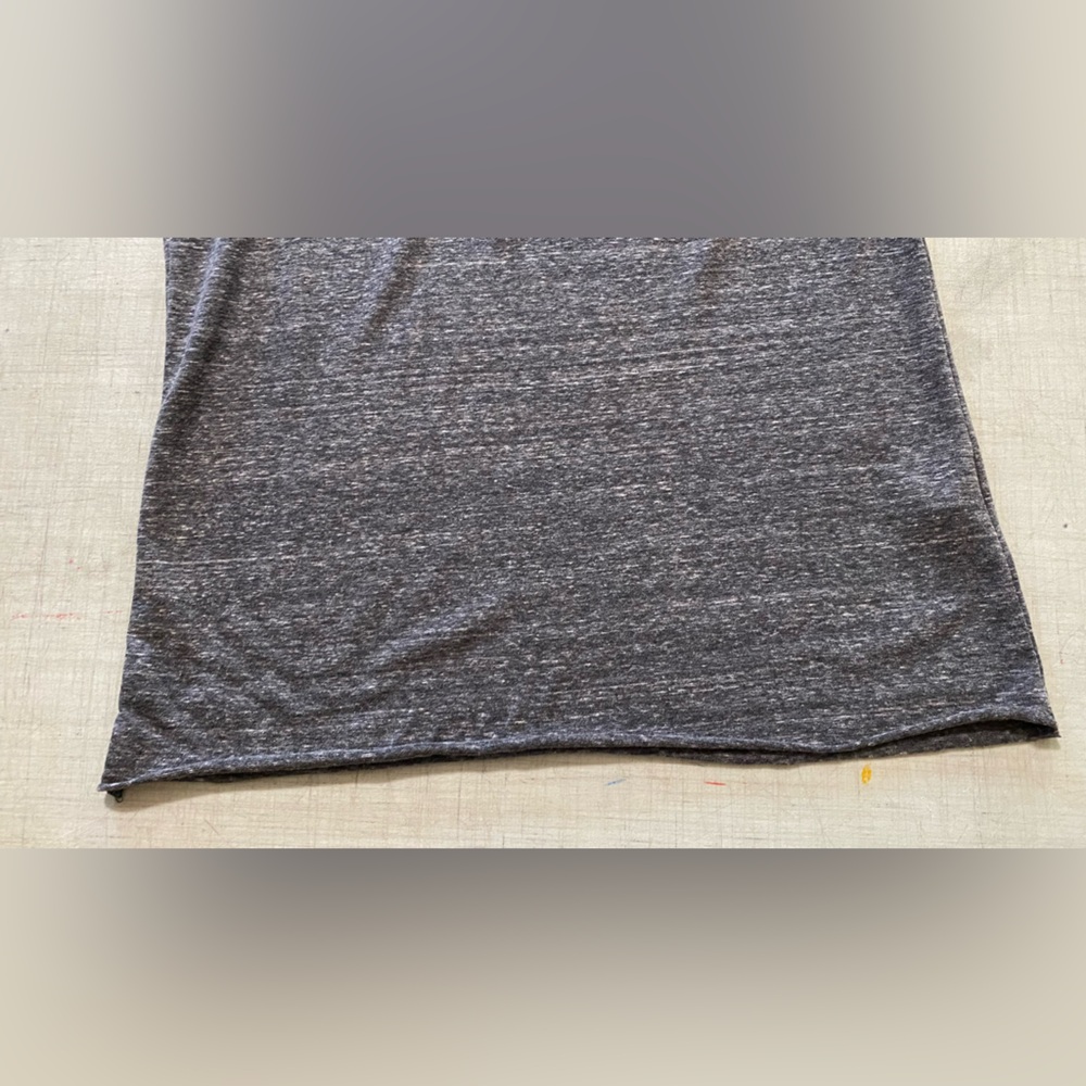 BKE Charcoal Sleeveless Top with Mustard Lace-Up - Picture 8 of 8